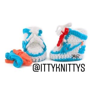 Baby Crochet Sneaker Booties